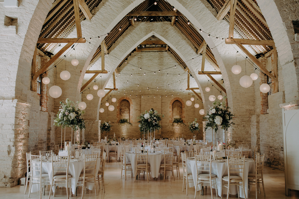 Tithe Barn venue interior